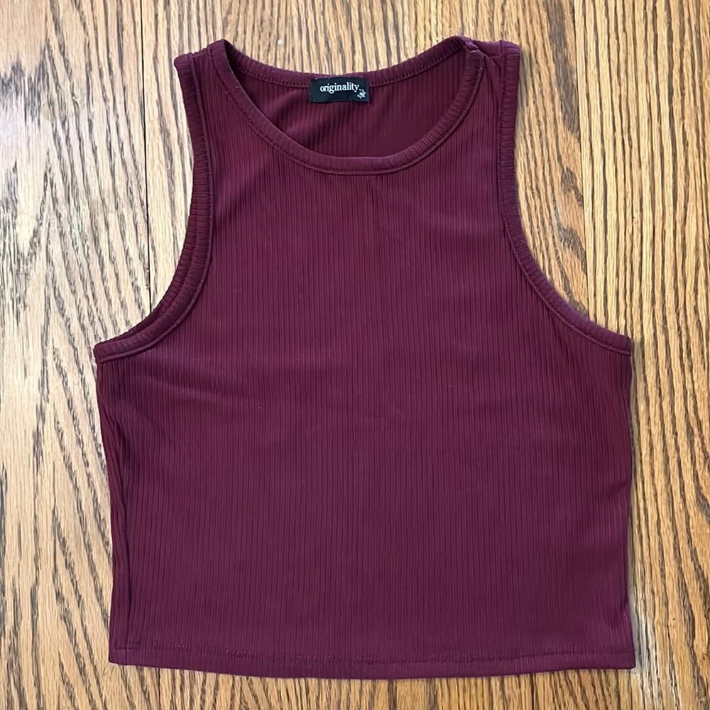 ribbed halter tank
